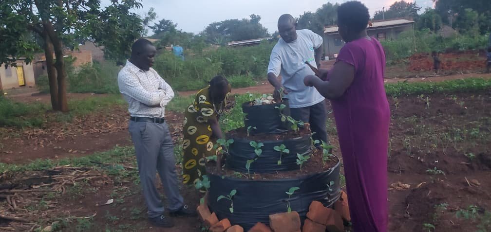 Monitoring of the Tower gardening