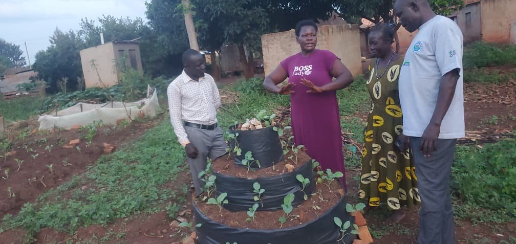 Monitoring of the Tower gardening