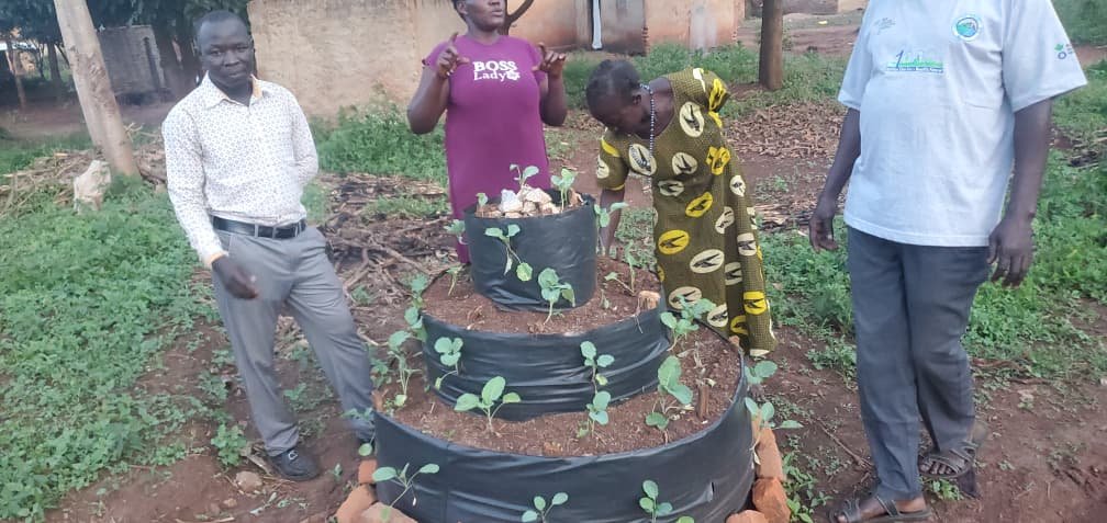 Monitoring of the Tower gardening