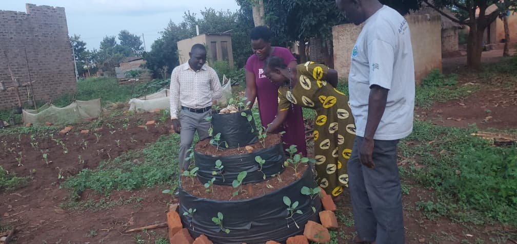 Monitoring of the Tower gardening