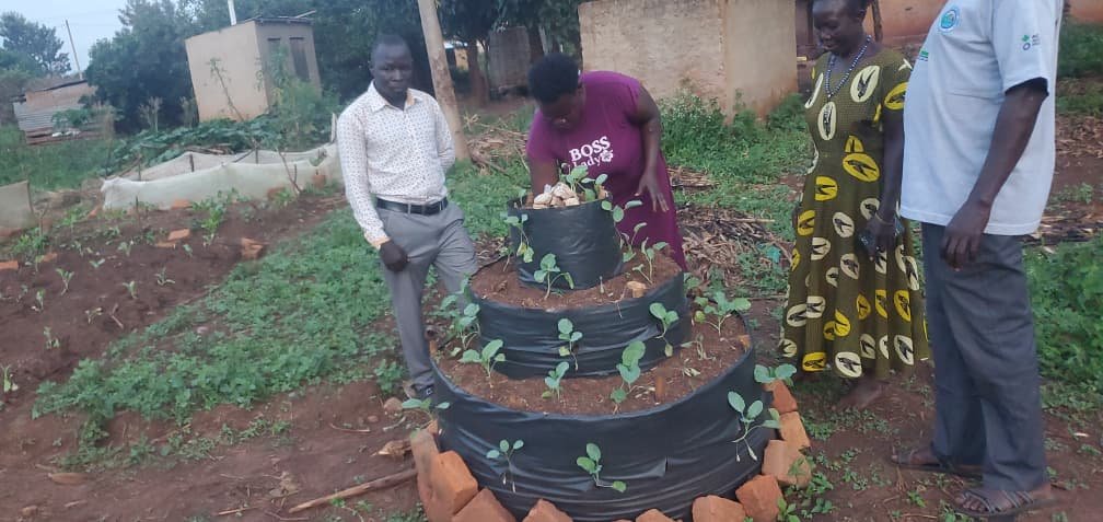 Monitoring of the Tower gardening