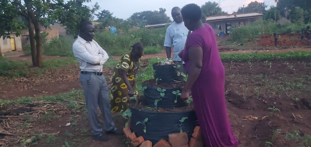 Monitoring of the Tower gardening